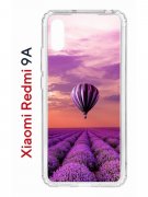 Чехол-накладка Xiaomi Redmi 9A Kruche Print Лавандовый рай