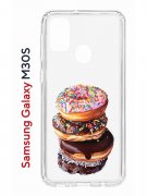 Чехол-накладка Samsung Galaxy M30S (583855) Kruche PRINT Donuts