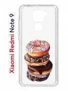 Чехол-накладка Xiaomi Redmi Note 9 Kruche Print Donuts