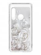 Чехол-накладка Huawei Honor 10i/Honor 20i Kruche Print White roses