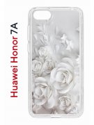 Чехол-накладка Huawei Honor 7A/Y5 2018/Y5 Prime 2018/Y5 Lite 2018/Honor 7S/7A Prime Kruche Print White roses