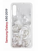 Чехол-накладка Samsung Galaxy A50 2019/A50S 2019/A30S 2019 Kruche Print White roses