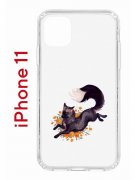 Чехол-накладка iPhone 11 Kruche Print Fox