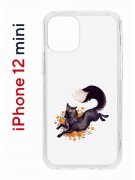 Чехол-накладка Apple iPhone 12 mini (588924) Kruche PRINT Fox