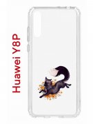 Чехол-накладка Huawei Y8P (588945) Kruche PRINT Fox