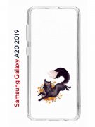 Чехол-накладка Samsung Galaxy A20 2019/A30 201 Kruche Print Fox