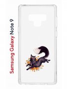 Чехол-накладка Samsung Galaxy Note 9 (591402) Kruche PRINT Fox
