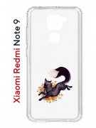 Чехол-накладка Xiaomi Redmi Note 9  (588931) Kruche PRINT Fox
