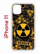 Чехол-накладка iPhone 11 Kruche Print Danger