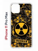 Чехол-накладка iPhone 11 Pro Max Kruche Print Danger