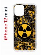 Чехол-накладка iPhone 12 mini Kruche Print Danger