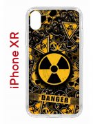 Чехол-накладка iPhone XR Kruche Print Danger