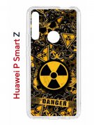 Чехол-накладка Huawei P Smart Z/Y9 Prime 2019/Honor 9X Kruche Print Danger