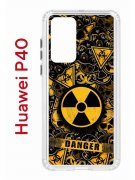 Чехол-накладка Huawei P40 (583862) Kruche PRINT Danger