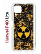 Чехол-накладка Huawei P40 Lite Kruche Print Danger