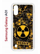 Чехол-накладка Samsung Galaxy A01/A015 Kruche Print Danger