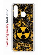 Чехол-накладка Samsung Galaxy A60 2019 (583859) Kruche PRINT Danger