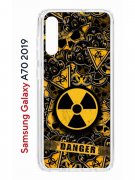 Чехол-накладка Samsung Galaxy A70 2019 Kruche Print Danger