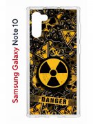 Чехол-накладка Samsung Galaxy Note 10 Kruche Print Danger