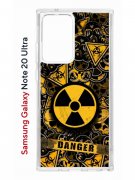 Чехол-накладка Samsung Galaxy Note 20 Ultra Kruche Print Danger