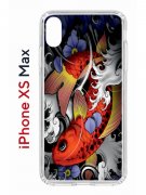 Чехол-накладка Apple iPhone XS Max (580655) Kruche PRINT Кои