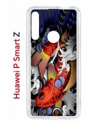 Чехол-накладка Huawei P Smart Z/Y9 Prime 2019/Honor 9X Kruche Print Кои