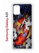 Чехол-накладка Samsung Galaxy A31 Kruche Print Кои