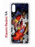 Чехол-накладка Xiaomi Redmi 9A Kruche Print Кои