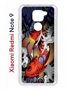 Чехол-накладка Xiaomi Redmi Note 9 Kruche Print Кои