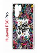 Чехол-накладка Huawei P30 Pro (580674) Kruche PRINT Music