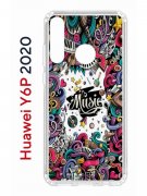 Чехол-накладка Huawei Y6p 2020 (588946) Kruche PRINT Music