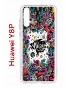 Чехол-накладка Huawei Y8p/Honor 30i/Huawei P Smart S 2020 Kruche Print Music