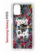 Чехол-накладка Samsung Galaxy M31S (591371) Kruche PRINT Music