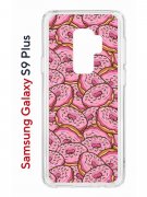 Чехол-накладка Samsung Galaxy S9 Plus (591403) Kruche PRINT Пончики