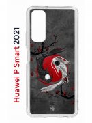Чехол-накладка Huawei P Smart 2021 Kruche Print Гармония
