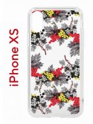 Чехол-накладка Apple iPhone XS (580677) Kruche PRINT Смородина
