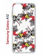 Чехол-накладка Samsung Galaxy A12 (594609) Kruche PRINT Смородина