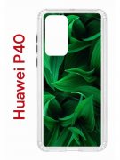 Чехол-накладка Huawei P40 (583862) Kruche PRINT Grass