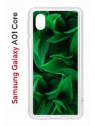 Чехол-накладка Samsung Galaxy A01 Core (593952) Kruche PRINT Grass