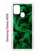 Чехол-накладка Samsung Galaxy A21S (587676) Kruche PRINT Grass