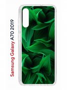 Чехол-накладка Samsung Galaxy A70 2019 Kruche Print Grass