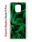 Чехол-накладка Xiaomi Redmi Note 9 Pro  (588932) Kruche PRINT Grass