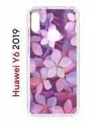 Чехол-накладка Huawei Y6 2019/Honor 8A/Honor 8A Pro/Honor 8A Prime/Y6s 2019 Kruche Print Гортензия