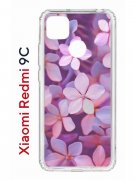 Чехол-накладка Xiaomi Redmi 9C Kruche Print Гортензия