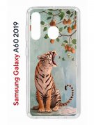 Чехол-накладка Samsung Galaxy A60 2019 (583859) Kruche PRINT Тигр под деревом