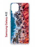 Чехол-накладка Samsung Galaxy A12/M12 Kruche Print Морской берег