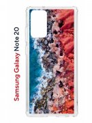 Чехол-накладка Samsung Galaxy Note 20 (588938) Kruche PRINT Морской берег