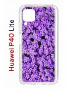 Чехол-накладка Huawei P40 Lite  (588940) Kruche PRINT Обриета