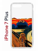 Чехол-накладка iPhone 7 Plus/8 Plus Kruche Print Cookie Scream