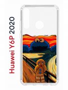 Чехол-накладка Huawei Y6p 2020 Kruche Print Cookie Scream